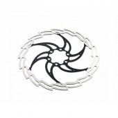 Brakco 160 mm Disk Fren Rotoru 160MM-STEEL 6 Vida MTB PERFORMANS Rotor Siyah - 1