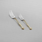 Nehir Lalezar Altın Sade 12 Kişilik 89 Parça Kutulu Çatal Kaşık Bıçak Takımı thumbnail 7