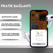 Polham HC Series BT5.3V TWS Kablosuz Mikrofonlu Kulakiçi Kulaklık, 250mAh Şarjlı Su Geçirmez HİFİ Ses Destekli Kulaklık - 3