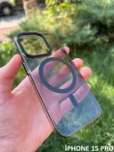 İphone 15 Pro Hybrid Magsafe Animasyonlu Sararmaz Kılıf thumbnail 6