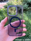 İphone 15 Hybrid Magsafe Animasyonlu Sararmaz Kılıf thumbnail 3