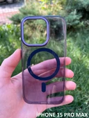 İphone 15 Pro Max Hybrid Magsafe Animasyonlu Sararmaz Kılıf thumbnail 3