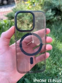 İphone 15 Plus Hybrid Magsafe Animasyonlu Sararmaz Kılıf thumbnail 5