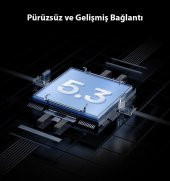 Coofbe Hc Seri Bluetooth Vers.5.3 Dokunmatik IPX-5 HıFı Ses Gürültü Engelleyici Bluetooth Kulaklık - 6