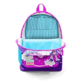 Coral High Okul Çantası ve Termal Beslenme Çanta Seti - Kız Çocuk Mavi Mor Unicorn USB ve AUX Çıkışlı thumbnail 3