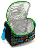 Coral High Siyah Yeşil Grafiti Erkek Çocuk Beslenme Çantası Seti thumbnail 2