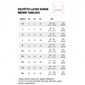 DR.FİTTO Kadın TEN Vücut Sıkılaştırıcı Lateks Balenli Bel Korse Dr01 - 3