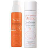 Avene Güneş Spreyi Spf50+ 200ml - Avene Termal Su 50ml - 1