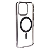 iPhone 15 Pro Kılıf Wireless Şarj Özellikli Sert PC Mat Riksos Magsafe Kılıf thumbnail 2