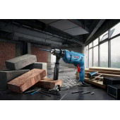 Bosch GSB 600 Darbeli Matkap + 100 Parça Aksesuar - 2