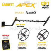 Garrett  Ace Apex Dedektör Çift Başlıklı thumbnail 2