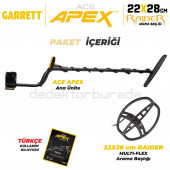 Garrett Ace Apex Basic Dedektör Raider Başlıklı (22x28cm) - 2
