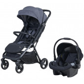 Prego 2026 Smart Fold Travel Bebek Arabası / Füme - 1
