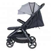 Prego 2026 Smart Fold Travel Bebek Arabası Gri - 4