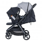 Prego 2026 Smart Fold Travel Bebek Arabası Gri - 5