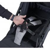 Prego 2026 Smart Fold Travel Bebek Arabası Gri - 8