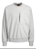 JACK JONES Erkek Cep Modelli Tarz Bisiklet Yaka Sweatshirt 12241523 thumbnail 7