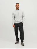 JACK JONES Erkek Cep Modelli Tarz Bisiklet Yaka Sweatshirt 12241523 thumbnail 3