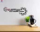 Oturma Odası, Ofis, Dükkan Duvar Sticker Ofis Alıntı Zor Çalışma Motivasyon Dekorasyon Çıkartmaları Benzersiz Hediyelik thumbnail 1