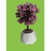 Yapay Çiçek Ağaç 10 cmX10 cm X 24 cm Boyutlarında - 4