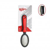 Natura Çift Tarafı Kedi Köpek Oval Fırça MK325 Small - 1