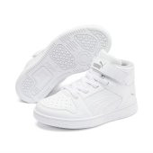 Puma Rebound Layup SL V Çocuk Ayakkabı Siyah 37048802 Beyaz - 2