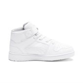 Puma Rebound Layup SL V Çocuk Ayakkabı Siyah 37048802 Beyaz - 5