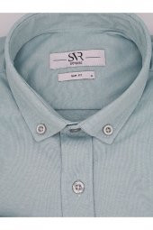 UZUN KOL SLIM FIT ÖRME GÖMLEK thumbnail 2