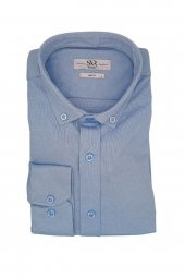 UZUN KOL SLIM FIT ÖRME GÖMLEK thumbnail 3