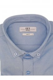 UZUN KOL SLIM FIT ÖRME GÖMLEK thumbnail 4