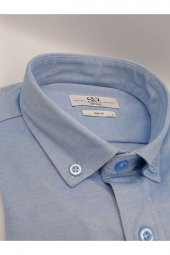 UZUN KOL SLIM FIT ÖRME GÖMLEK thumbnail 5