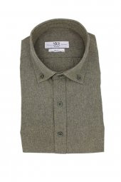 FLANEL SLIM UZUN KOLLU GÖMLEK - 4