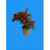 Yapay Çiçek Meyveli Boyutları 5 cm X16 cm - 3