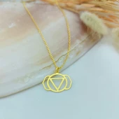 Vaoov 925 Ayar Gümüş Üçüncü Göz Çakra Kolye thumbnail 5