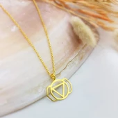 Vaoov 925 Ayar Gümüş Üçüncü Göz Çakra Kolye thumbnail 3