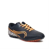 Walked 233 Erkek Büyük Numara Siyah Turuncu Halı Saha Ayakkabısı - 1