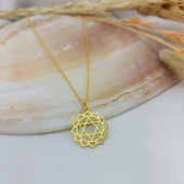 Vaoov 925 Ayar Gümüş Kalp Çakrası Kolye thumbnail 5