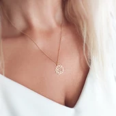 Vaoov 925 Ayar Gümüş Solar Plexus Çakrası Kolye thumbnail 5