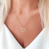 Vaoov 925 Ayar Gümüş Solar Plexus Çakrası Kolye thumbnail 3