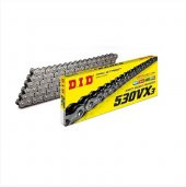 Did 530-110Vx3 1990-2001 Kawasaki ZZR 1100 Uyumlu Zincir Vx3 Xring Çelik Renk - 2