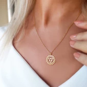 Vaoov 925 Ayar Gümüş Boğaz Çakrası Kolye thumbnail 2