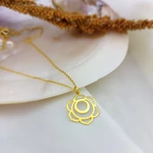 Vaoov 925 Ayar Gümüş Sakral Çakra Kolye thumbnail 4