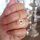 Vaoov 925 Ayar Gümüş Sakral Çakra Kolye thumbnail 2