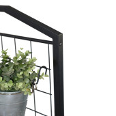 DEKORATİF ÇOK AMAÇLI ÇAM AHŞAP TABLALI GENİŞ MUTFAK BANGOSU BAR MASA METAL KAHVE KÖŞESİ - 8