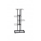 DEKORATİF METAL 5 RAFLI SAKSI STANDI KATLI DİKEY SAKSILIK ÇİÇEKLİK GARDEN - 5