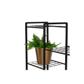 DEKORATİF METAL AYAKLI 8 TEL RAFLI SAKSI STANDI KATLI SAKSILIK ÇİÇEKLİK GARDEN - 7