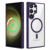 Samsung Galaxy S23 Ultra Kılıf Magsafe Wireless Şarj Özellikli Silikon Ege Kapak - 2