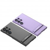 Samsung Galaxy S23 Ultra Kılıf Kamera Korumalı Dikey Standlı Ays Kapak thumbnail 4