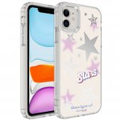 Apple iPhone 11 Kılıf Airbagli Parlak Tasarımlı Desenli Mimbo Kapak - 1