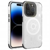 Apple iPhone 14 Pro Max Kılıf Buton Tasarım Köşe Korumalı Wireless Şarj Özellikli Desenli Hot Kapak - 2